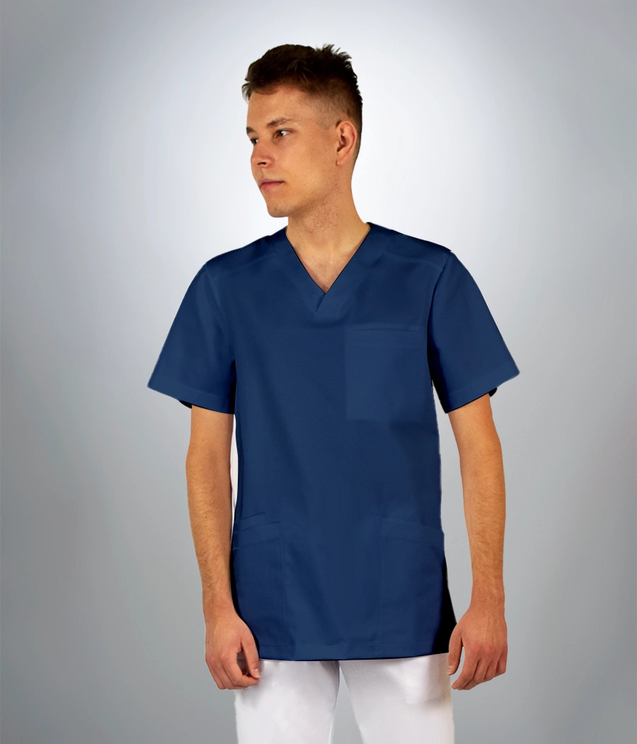 Bluza scrub medyczna męska 3020 w kolorze granatowy CS K14