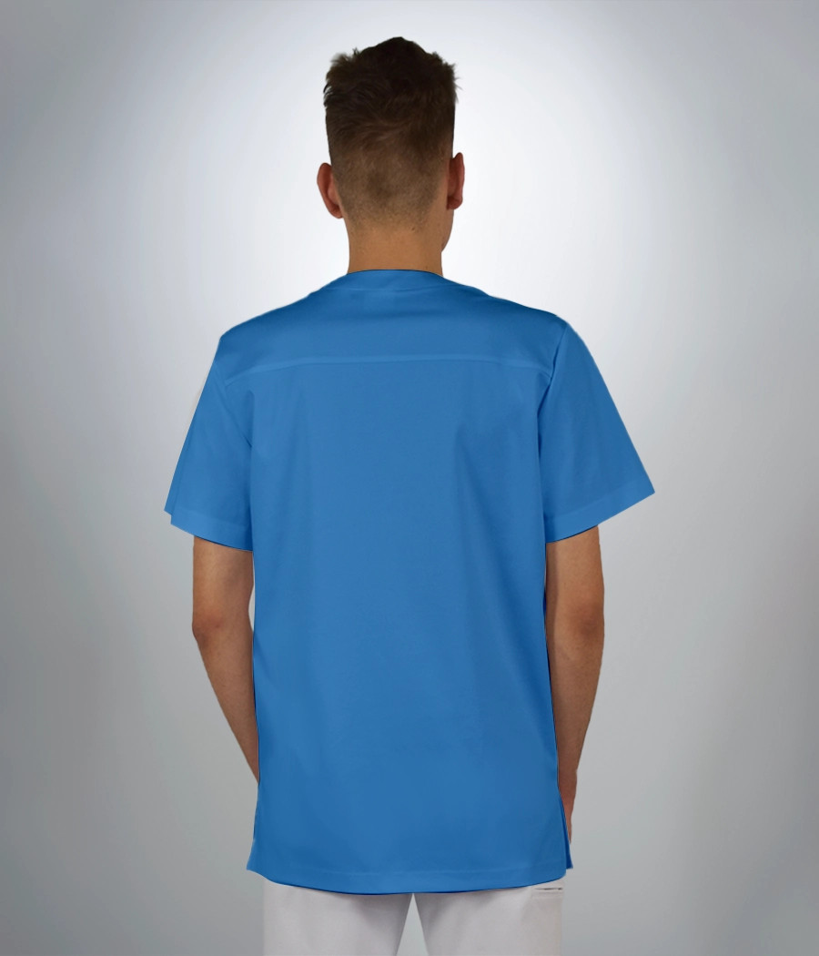 Bluza scrub medyczna męska 3020 w kolorze błękitny PS K7