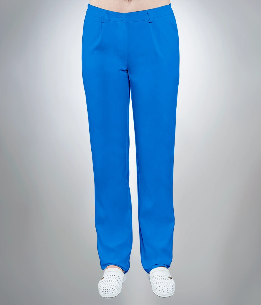 Spodnie medyczne damskie klasyczne 5001 w kolorze  kobaltowym ST K30