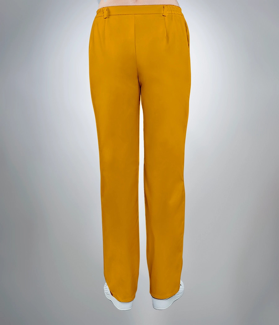 Spodnie medyczne damskie klasyczne 5001 w kolorze miodowym ST K25