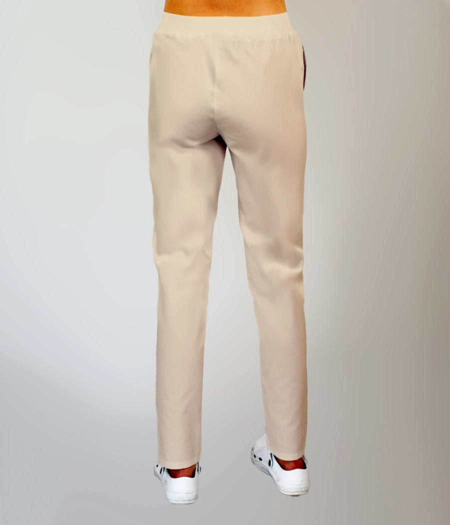  Spodnie medyczne damskie proste z gumą w pasie 5024 w kolorze