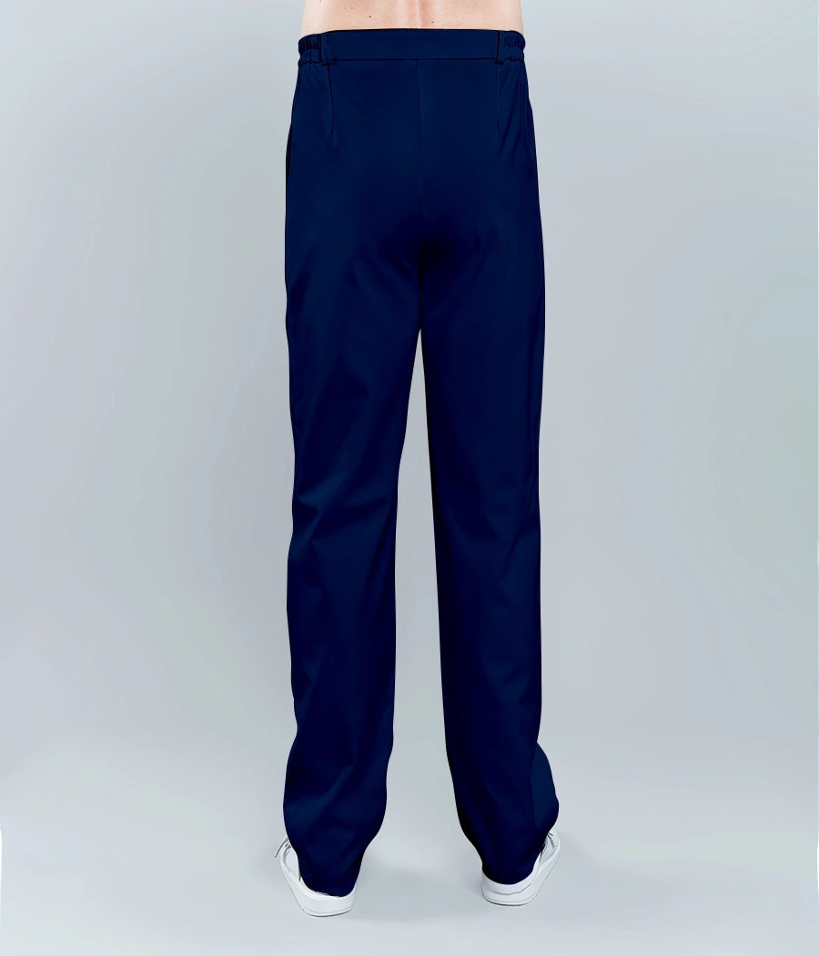Spodnie medyczne męskie klasyczne 6001 w kolorze granatowym OP K14