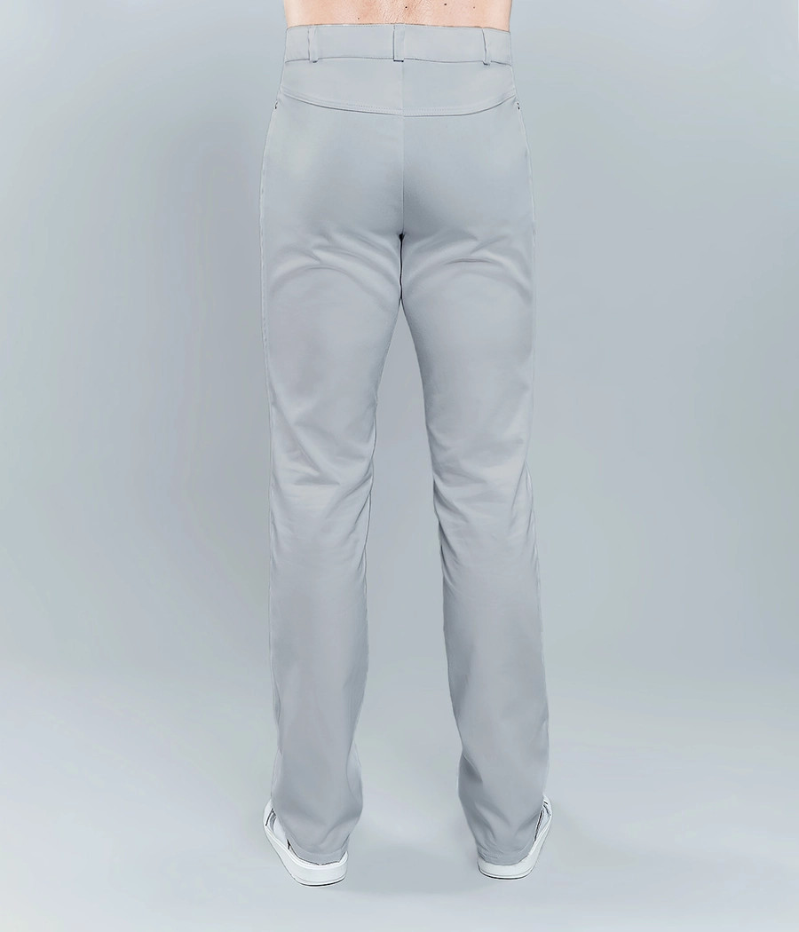 Spodnie medyczne męskie dżinsowe 6002 w kolorze szarym OP K2