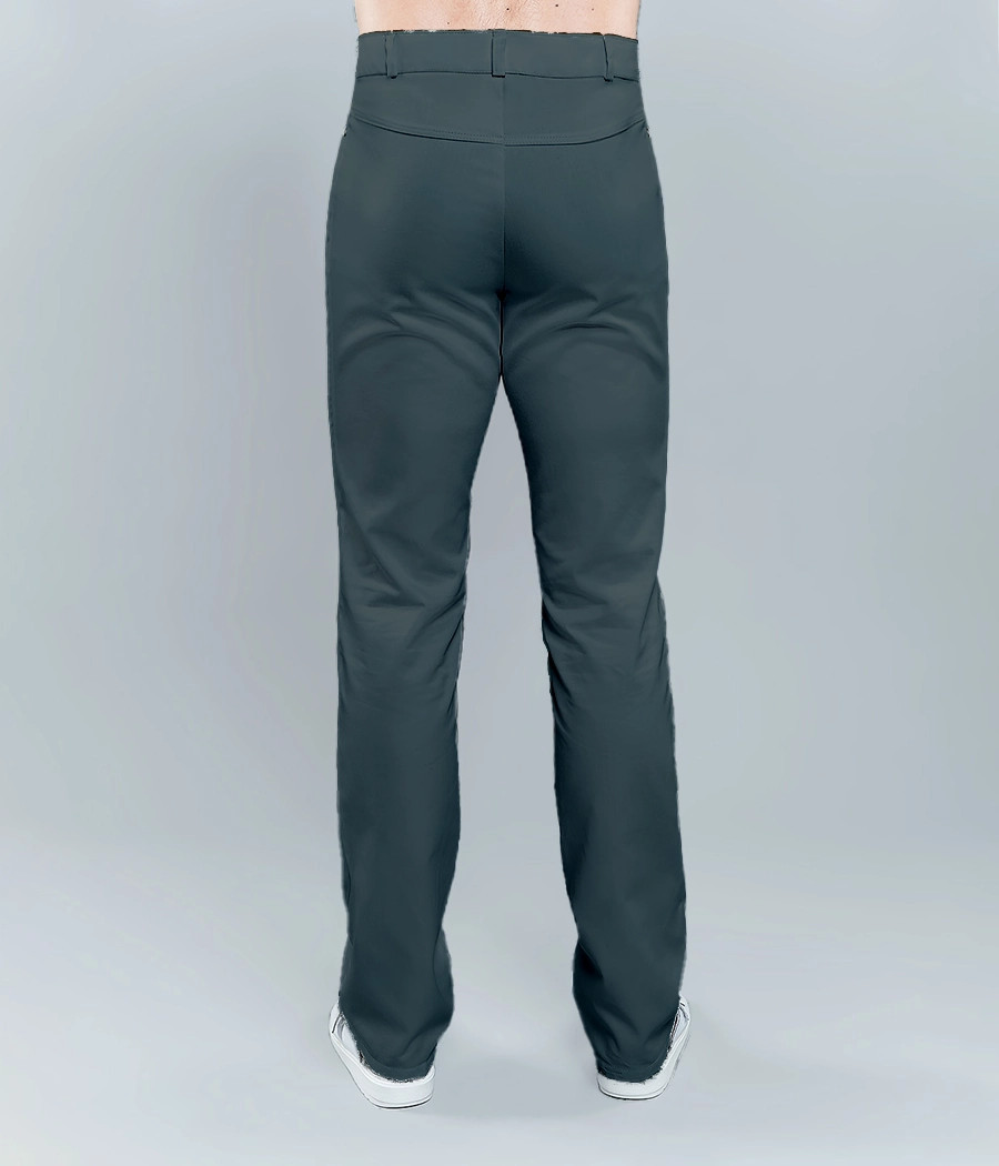 Spodnie medyczne męskie dżinsowe 6002 w kolorze grafitowym ST K35