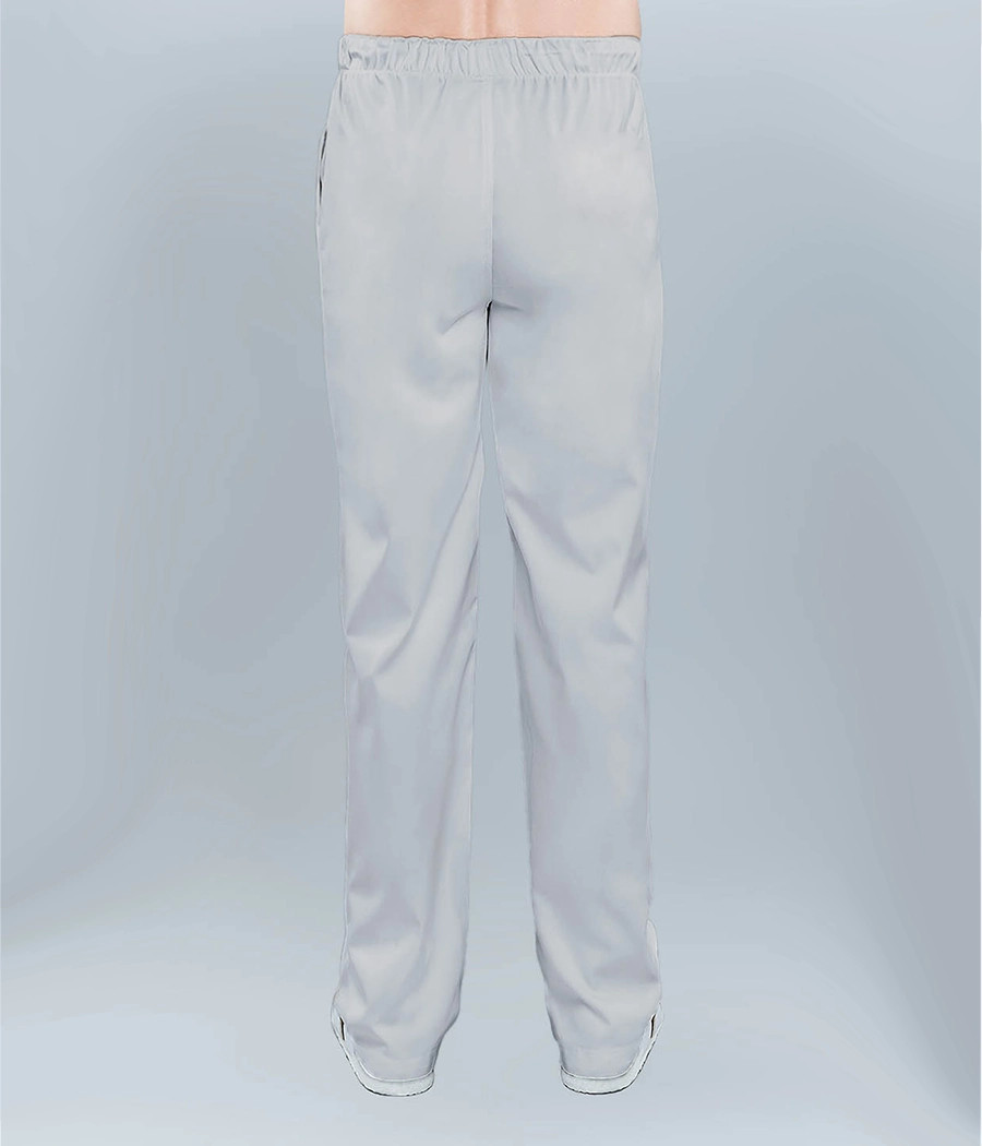 Spodnie medyczne męskie ściągane sznurkiem 6023 w kolorze szarym OP K2