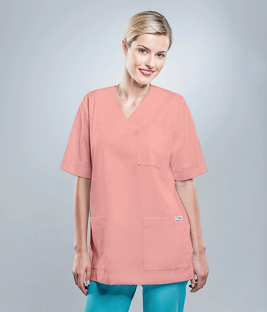 Bluza medyczna damska chirurgiczny 1023 w kolorze morelowym OP K13