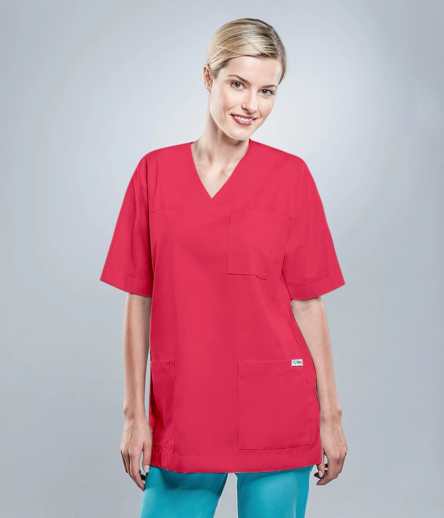 Bluza medyczna damska chirurgiczny 1023 w kolorze fuksji OP K17