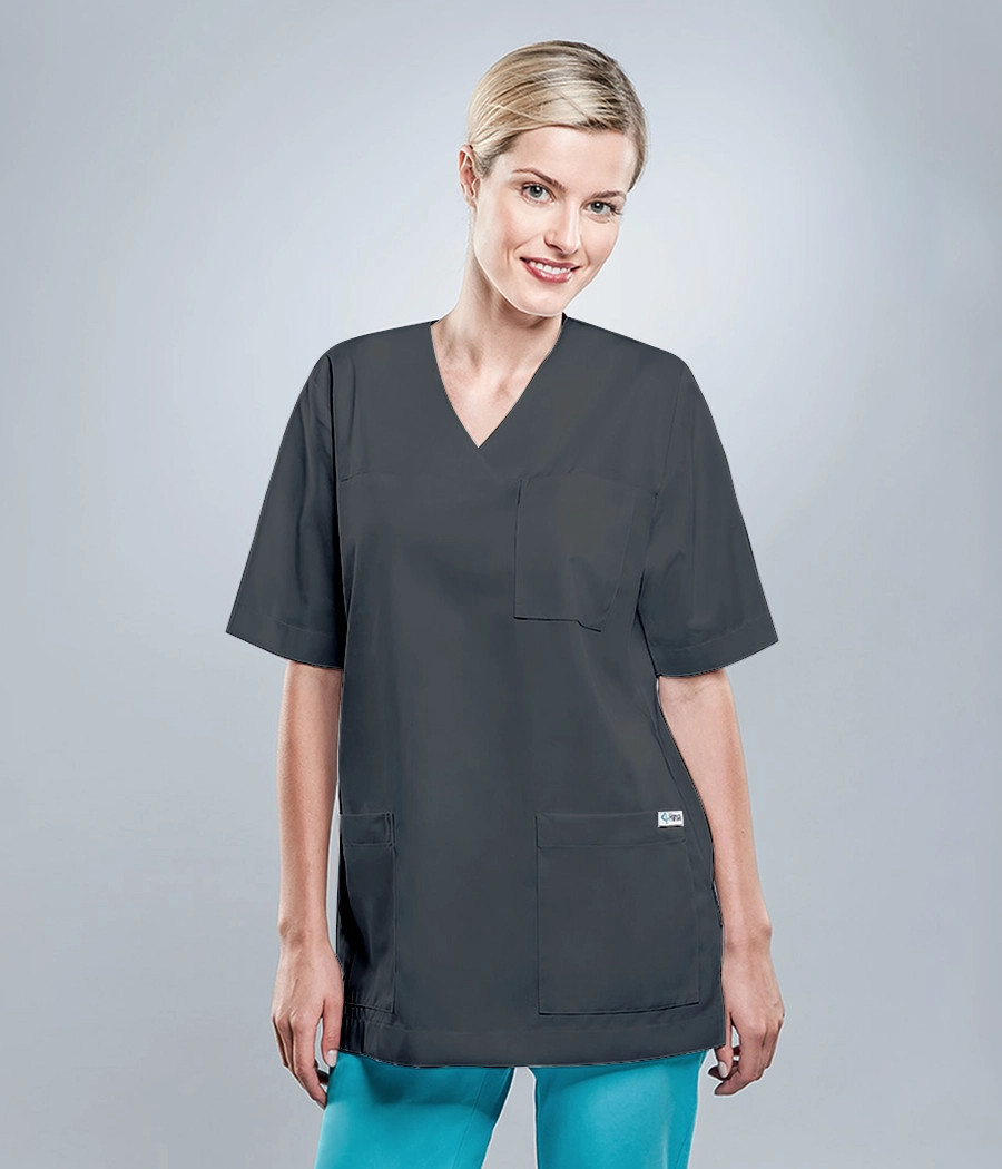 Bluza medyczna damska chirurgiczny 1023 w kolorze ciemnego jeansu ST K31