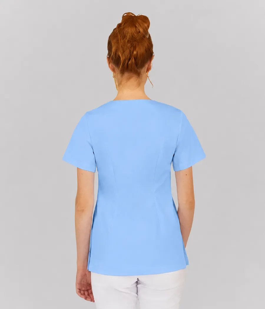 Bluza scrub medyczna damska trzy kieszenie 1816 w kolorze szary PS K2