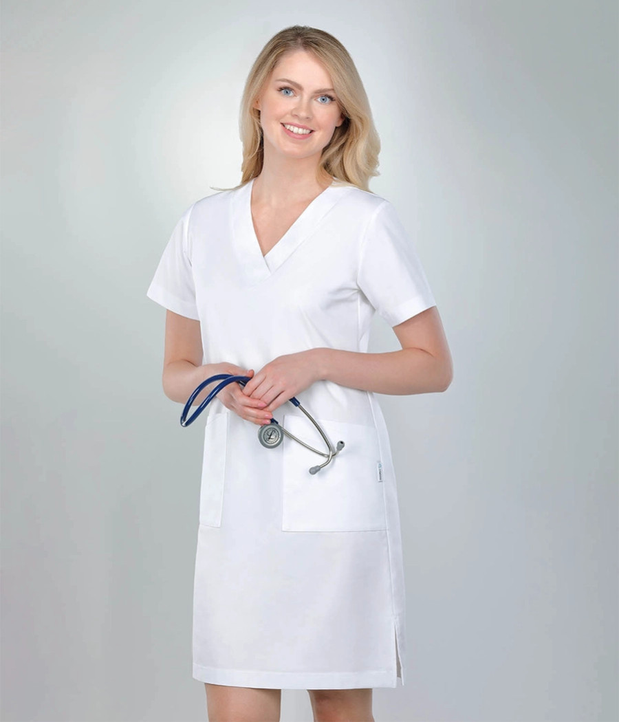 Sukienka medyczna damska chirurgiczna 0024 w kolorze do wyboru
