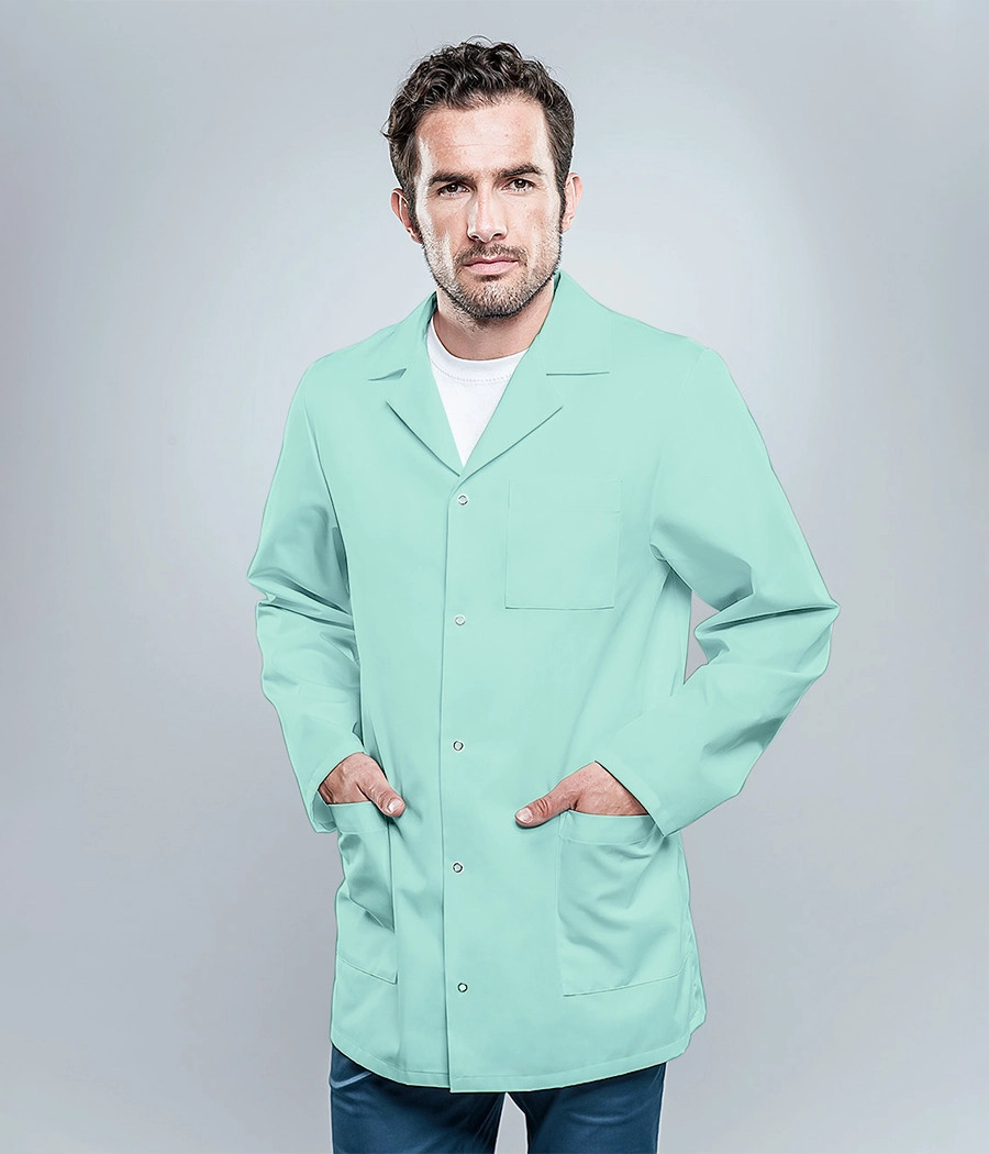 Bluza medyczna męska wydłużony klasyk 3008 w kolorze seledynowym OP K5