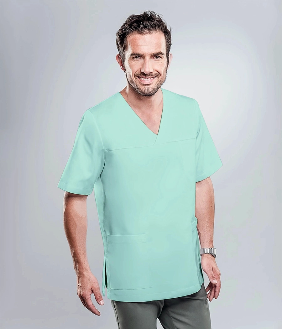 Bluza chirurgiczna medyczna męska 3003 w kolorze seledynowym OP K5